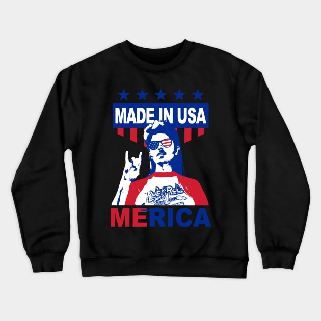Made In USA Merica Movie Gifts Crewneck Sweatshirt by Lovely Tree